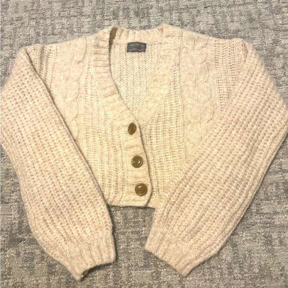 Urban Outfitters Vintage 1950’s Style Cropped Cardigan Sweater - Size Small - Picture 1 of 9